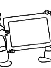 Buurman en buurman schilderij