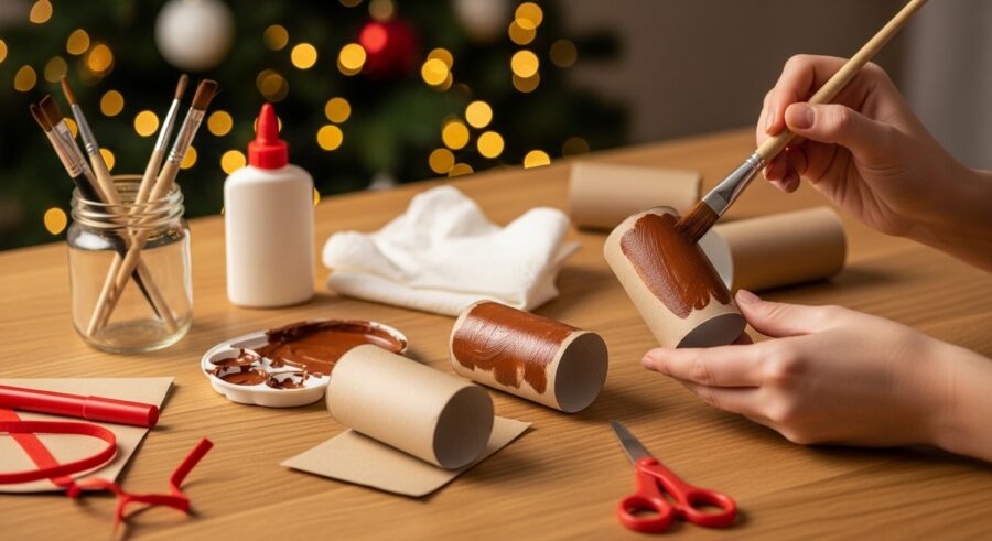 rendier kerstknutsel stap 1