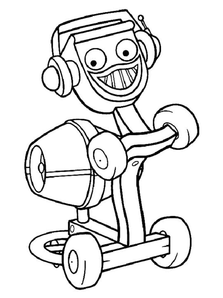 kleurplaat dizzie bob de bouwer