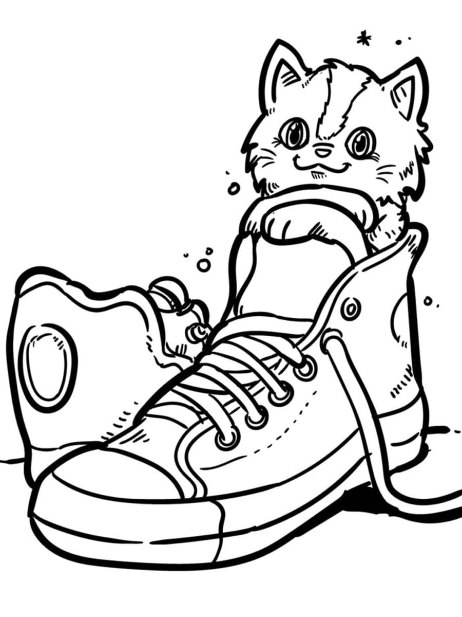 Poezen en Katten kleurplaten