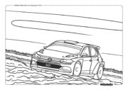 kleurplaat Volkswagen Polo GTI R5
