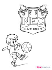 kleurplaat NEC nijmegen