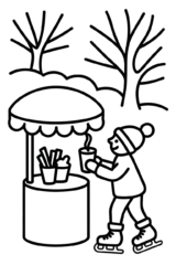 koek en zopie kleurplaat om gratis te printen