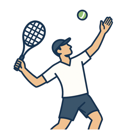 kleurplaten in de categorie tennis