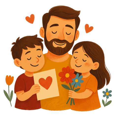 vaderdag kleurplaten